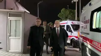 İstanbul Valisi yaralıları hastanede ziyaret ederek destek verdi