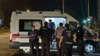 Kocasinan'da tramvaya binen yaralı adam hastaneye kaldırıldı