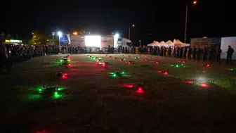 Samsun'da AFAD dron gösterisi ilgiyle izlendi