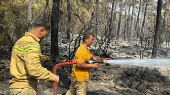 Marmaris Kaymakamlığı'ndan yangınla mücadele ekiplerine teşekkür mesajı