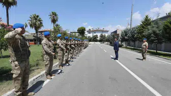 Vali masatlı, dörtyol'da jandarma personeliyle buluştu