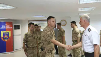 Bursa'da jandarma personeline rütbe terfi töreni düzenlendi