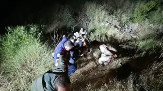 Hassa'da yamaçtan düşen vatandaşın kurtarılması kısa sürede gerçekleşti