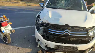 Muş'ta motosiklet kazası: sürücü hastaneye kaldırıldı