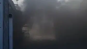 Süleymanpaşa'da kapalı cila boya atölyesinde yangın paniği