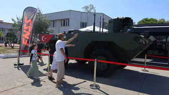 Yerli insansız amfibi araç İ-ZAHA, TEKNOFEST’te ilk kez tanıtıldı