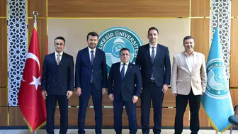BİK genel müdürü abdulkadir çay'dan balıkesir üniversitesi rektörüne kurumsal ziyaret