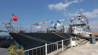 Yalova'da TCG Tuzla gemisi halkın ziyaretine açıldı