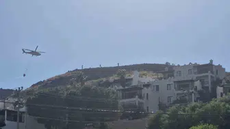 Bodrum'daki yangın paniği sona erdi: Hızlı müdahaleyle kontrol altına alındı