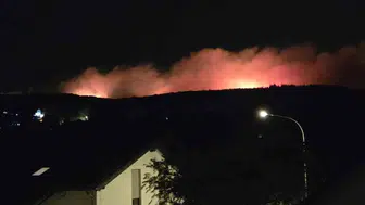 Almanya'da sıcak hava etkisiyle orman yangını: 1800 kişiye tahliye uyarısı