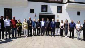 Mert Ödeş, Gümüşhane'de yerel basınla bir araya geldi