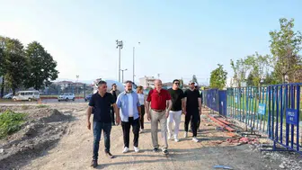 Düzce'de Cedidiye Kent Meydanı ve 19 Mayıs Spor Kampüsü inşaatında sona yaklaşılıyor
