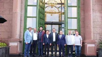 Kayserispor, Bursaspor yönetimini dostluk yemeğinde ağırladı
