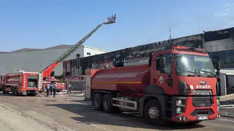 Gaziantep'te elyaf fabrikasında yangın: itfaiye müdahale etti