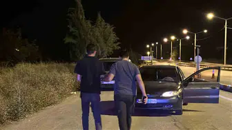 Çalıntı otomobille kaçışın sonu Burdur’da noktalandı