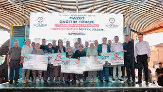 Denizli'de mazot desteği projesi Beyağaç'ta başladı