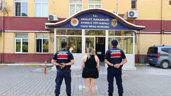 Uyuşturucu suçundan kesinleşmiş cezası olan kadın Kuşadası’nda yakalandı