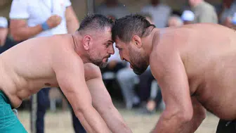 Canik güreş festivalinde zafere ulaşan başpehlivan: Recep Taslak