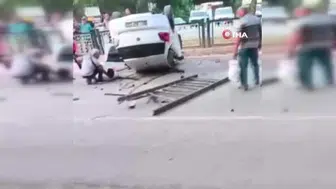 Adana'da köprüden düşen otomobilde sürücü yaralandı