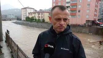 Keşap'ta sel felaketi sonrası kaybolan iki kişi için arama çalışmaları sürüyor