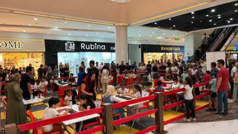 Mardian Mall'da gençler mangalanın keyfini çıkardı