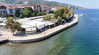 Gölcük'te fırtınalara karşı yeni dalgakıran projesi tamamlandı