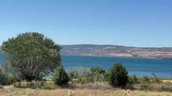 Lapseki'de tarım arazisindeki yangına hızlı müdahale