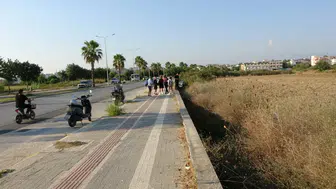 Manavgat'ta otomobil yayaya çarpıp devrildi, ekipler zor anlar yaşadı