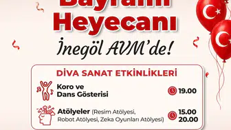 İnegöl AVM'de 30 Ağustos Zafer Bayramı coşkusu: Müziğin ve eğlencenin buluşması