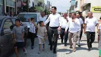 Başkan vekili beşikci, çay mahallesi'nde vatandaşların taleplerini dinledi