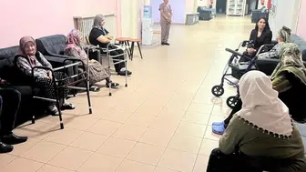 Kırklareli'nde huzurevi sakinleri mevlit kandili dolayısıyla buluştu
