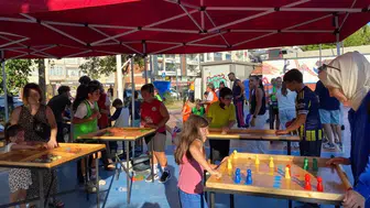 Sinop'ta gençlerin bir araya geldiği spor festivali coşkusu