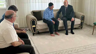 Araban kaymakamı ferhat salih ceylan, göreve şehit ailesiyle başladı