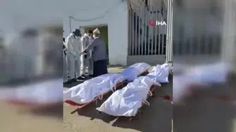 Sebte'deki göçmenlerin cenazeleri toprağa verilerek taleplere hazır hale getirildi