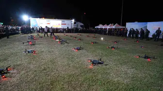 Samsun'da dronlarla görsel şölen: AFAD arama-kurtarma yarışması sona erdi