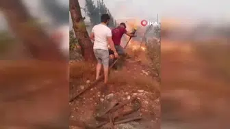 Kaş'taki yangın, vatandaşların ve itfaiyenin mücadeleleriyle kontrol altına alındı