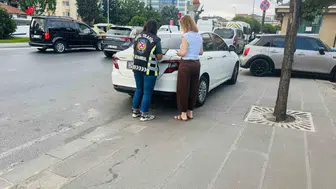 Esenyurt'ta trafikte güvenliği tehdit eden sürücüye ceza yağdı