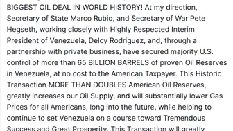 Trump, Venezuela ile petrol anlaşmasına imza attı: Benzin fiyatları düşecek
