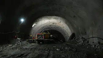 Çirişli Tüneli'nde kazı çalışmaları hız kazanıyor