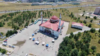 Erzurum'da öğrenciler cami buluşmasında yoğun ilgi gösterdi
