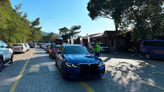 Güzelçamlı'da jandarma alkol denetimiyle sürücüleri uyardı