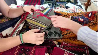 Küçükyoncalı'daki kadınlar unutulmuş cicim dokuma geleneğini yaşatıyor