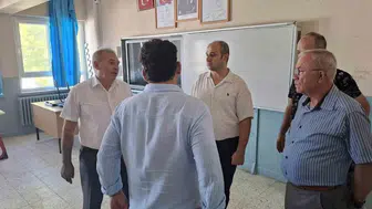 Sarıgöl'de yeni eğitim yılı hazırlıkları için okul ziyareti yapıldı