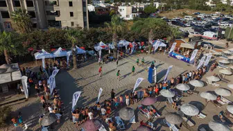 Bodrum plaj voleybolu şenliğinde şampiyon Fener Burnu