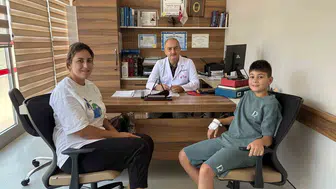 Samsun'da 11 yaşındaki çocuğun böbrek taşı tek seansta başarıyla temizlendi