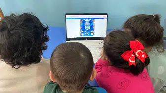 Şenkaya'daki anaokulu, eTwinning Projesi ile ulusal kalite etiketi aldı