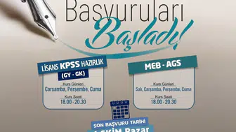 KAYMEK tarafından KPSS ve MEB-AGS hazırlık kursları düzenleniyor