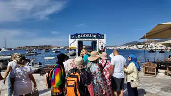 Bodrum'un yeni fotoğraf durakları sosyal medyada paylaşım rekoru kırıyor
