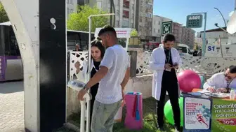 Yüksekova'da sağlık taraması etkinliği parkları canlandırdı