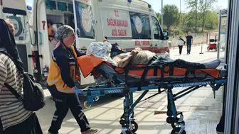 Bafra'da traktör kazası: 6 kişi yaralandı